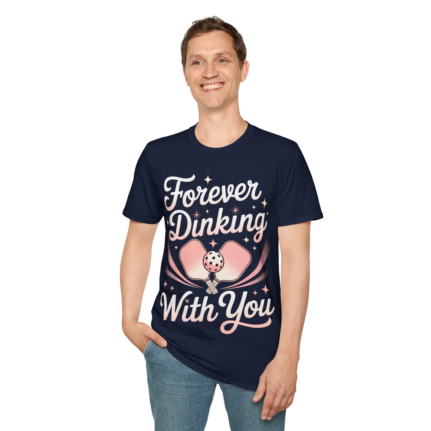 Forever Dinking with you - Funny Pickleball Couple Tee