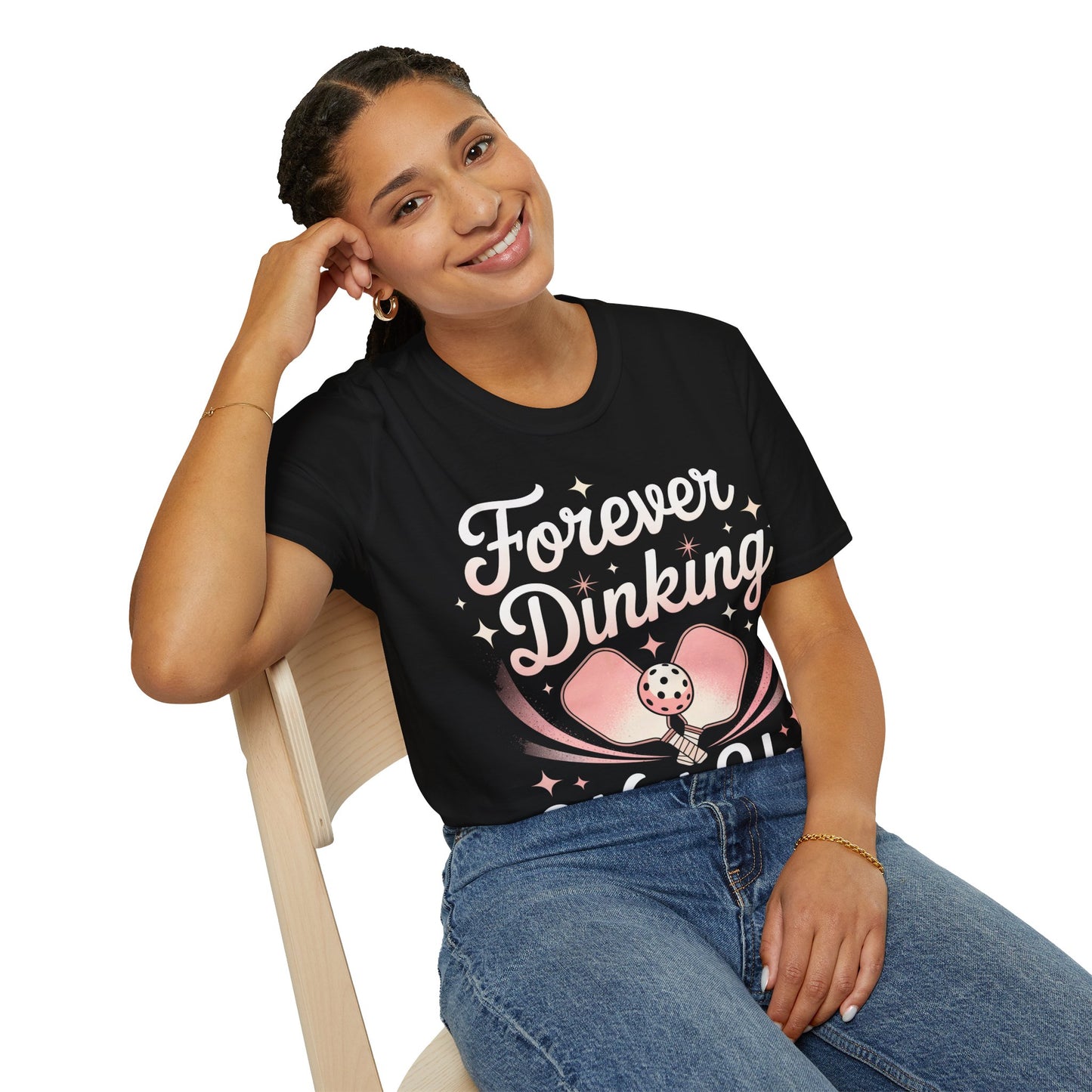 Forever Dinking with you - Funny Pickleball Couple Tee