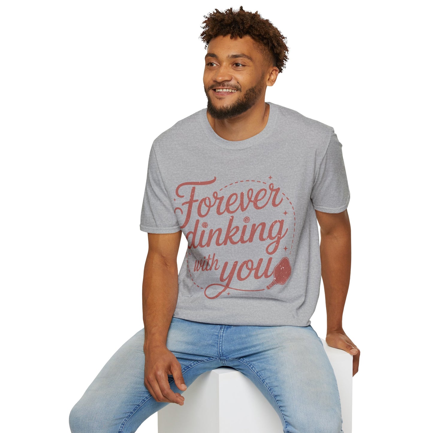 Forever Dinking with you - Funny Pickleball Couple Tee