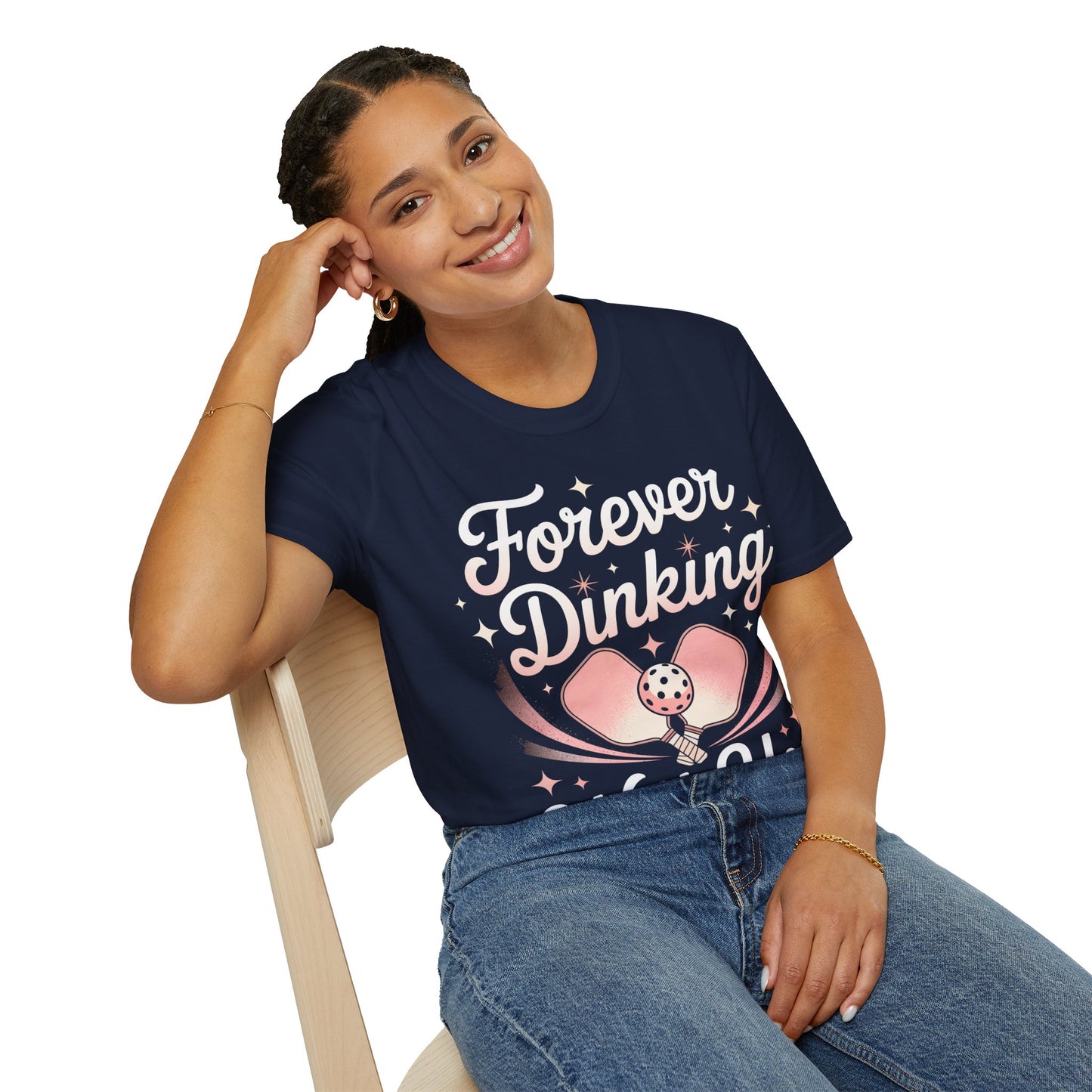 Forever Dinking with you - Funny Pickleball Couple Tee