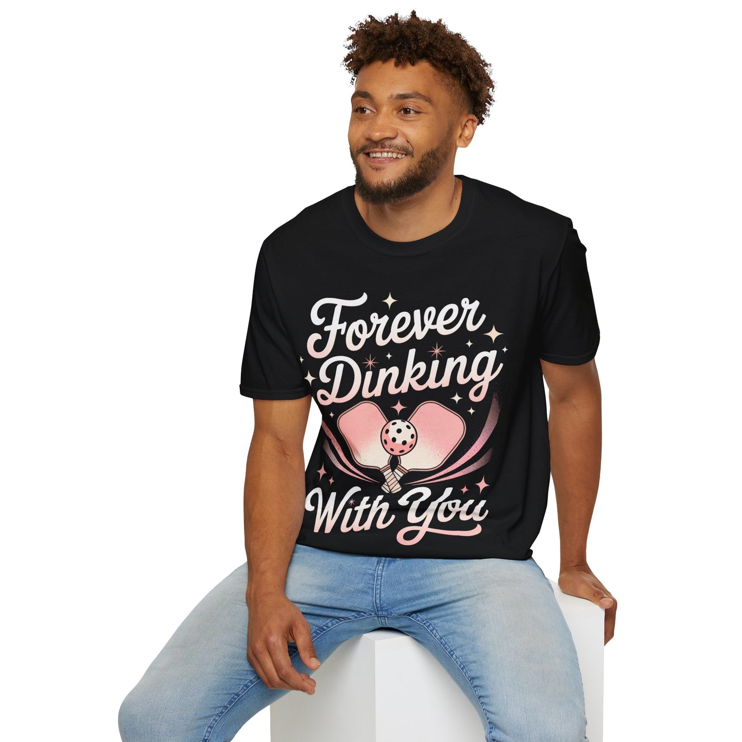 Forever Dinking with you - Funny Pickleball Couple Tee