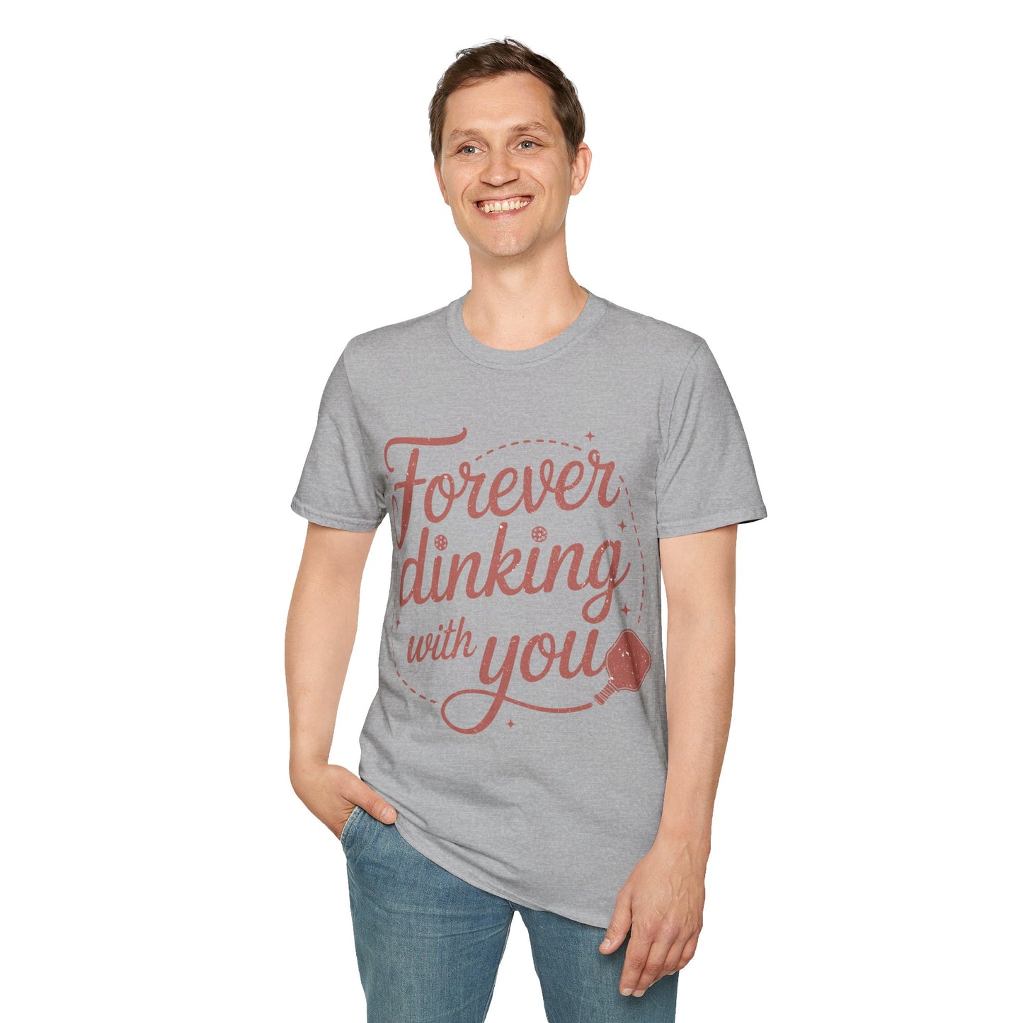 Forever Dinking with you - Funny Pickleball Couple Tee