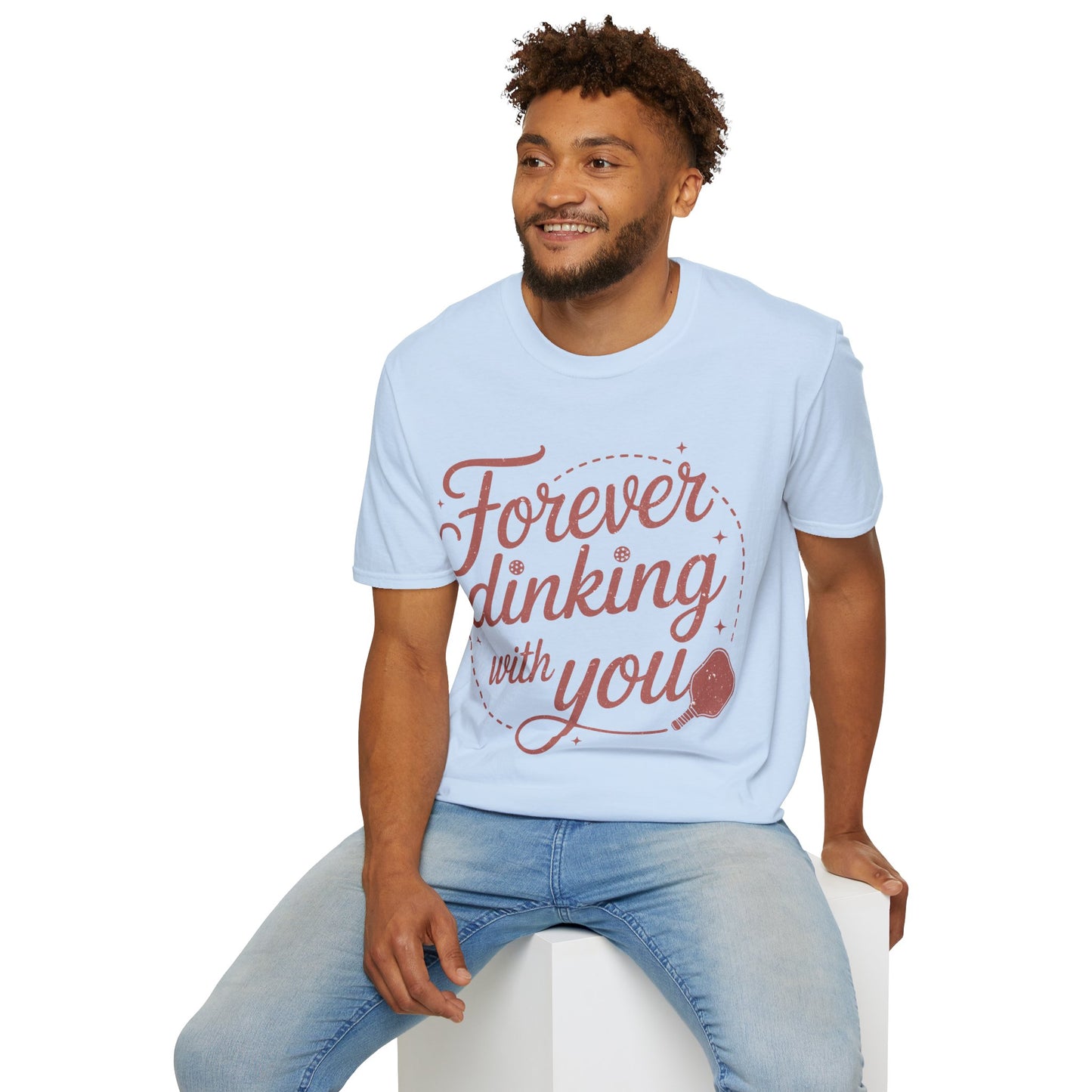 Forever Dinking with you - Funny Pickleball Couple Tee
