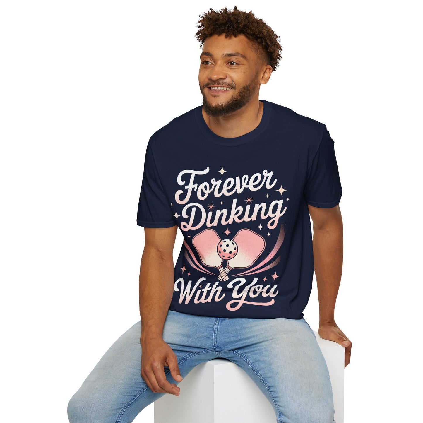 Forever Dinking with you - Funny Pickleball Couple Tee