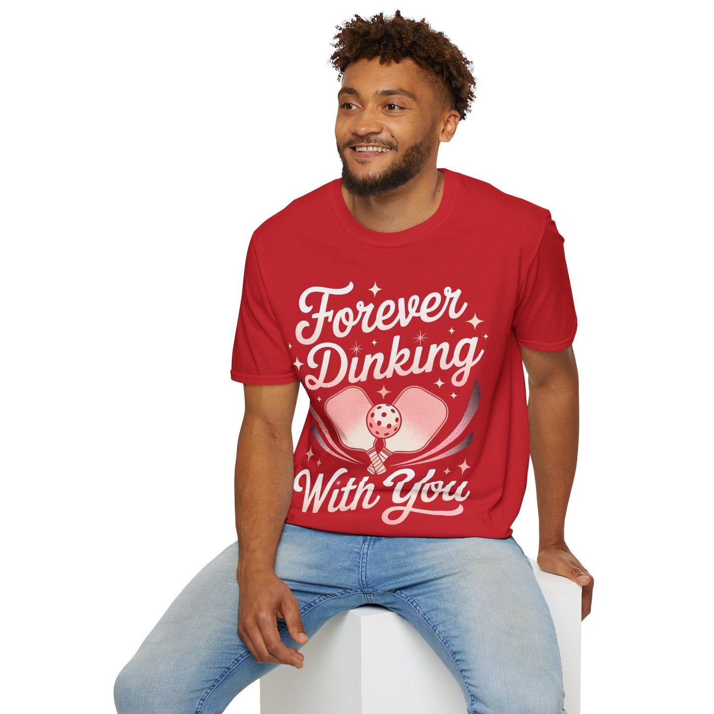 Forever Dinking with you - Funny Pickleball Couple Tee