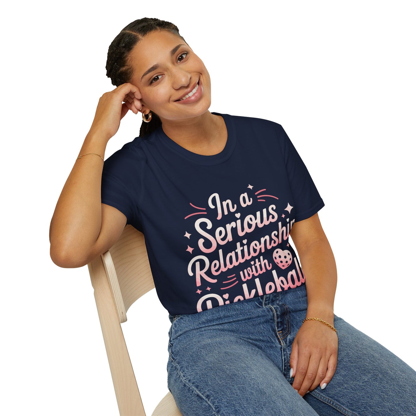 In a Serious Relationship with Pickleball - Funny Tee