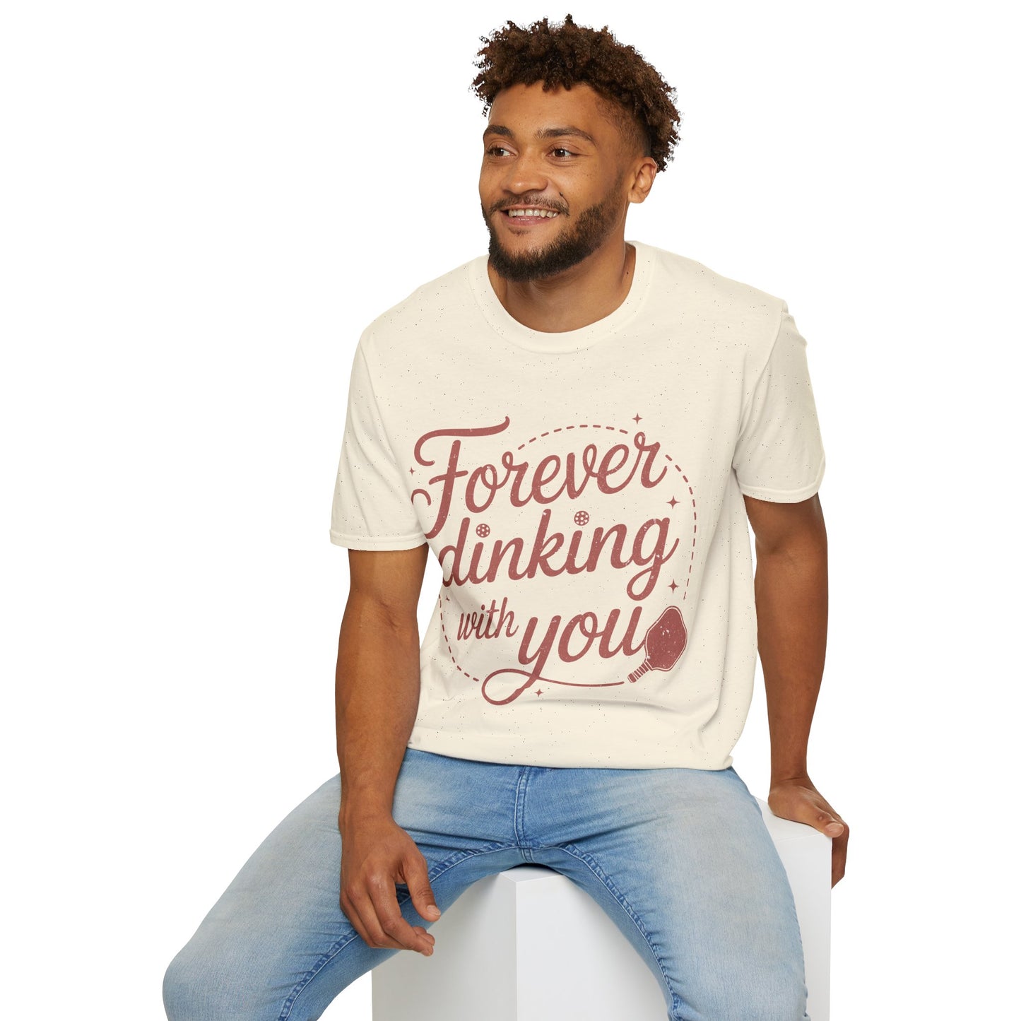 Forever Dinking with you - Funny Pickleball Couple Tee
