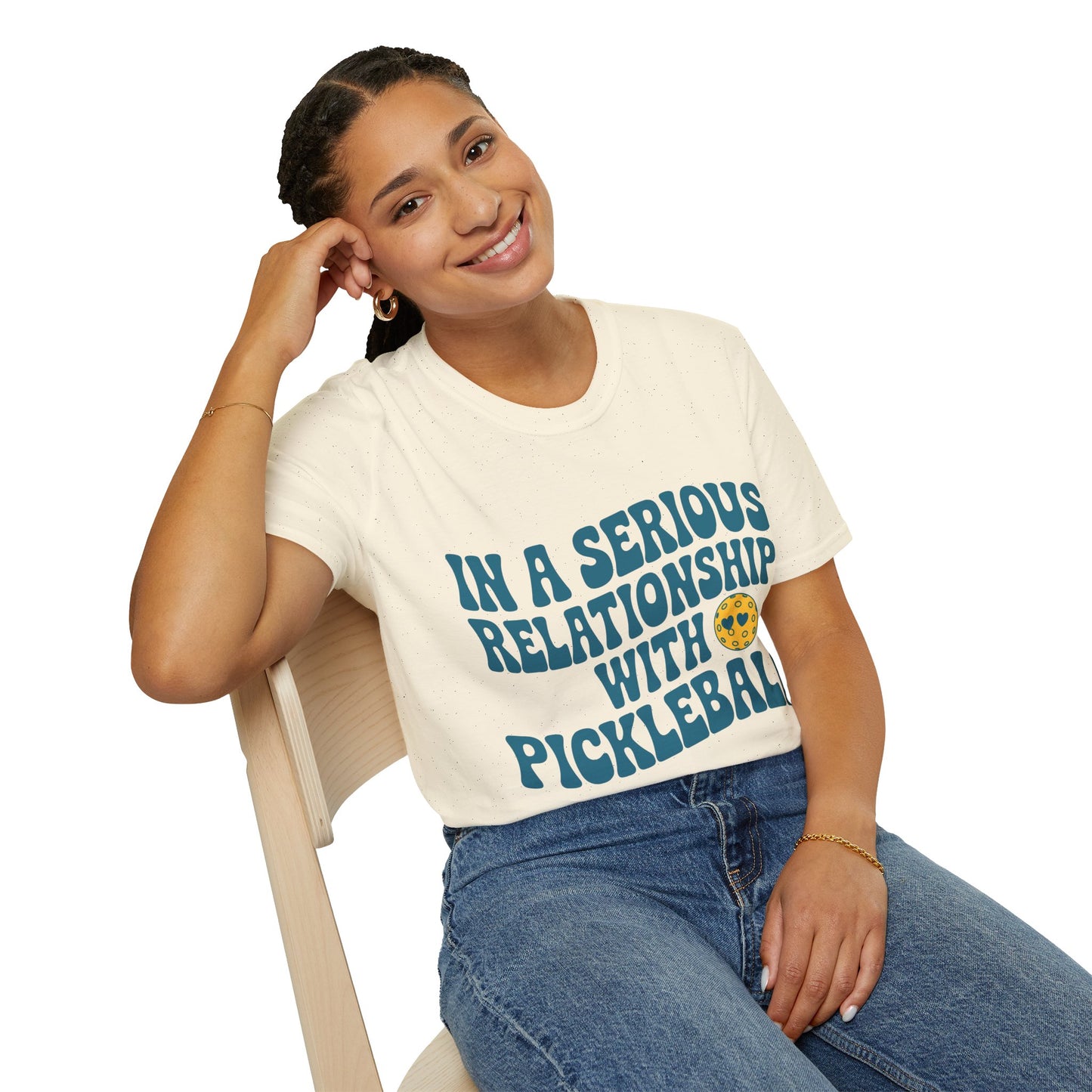 In a Serious Relationship with Pickleball - Funny Tee