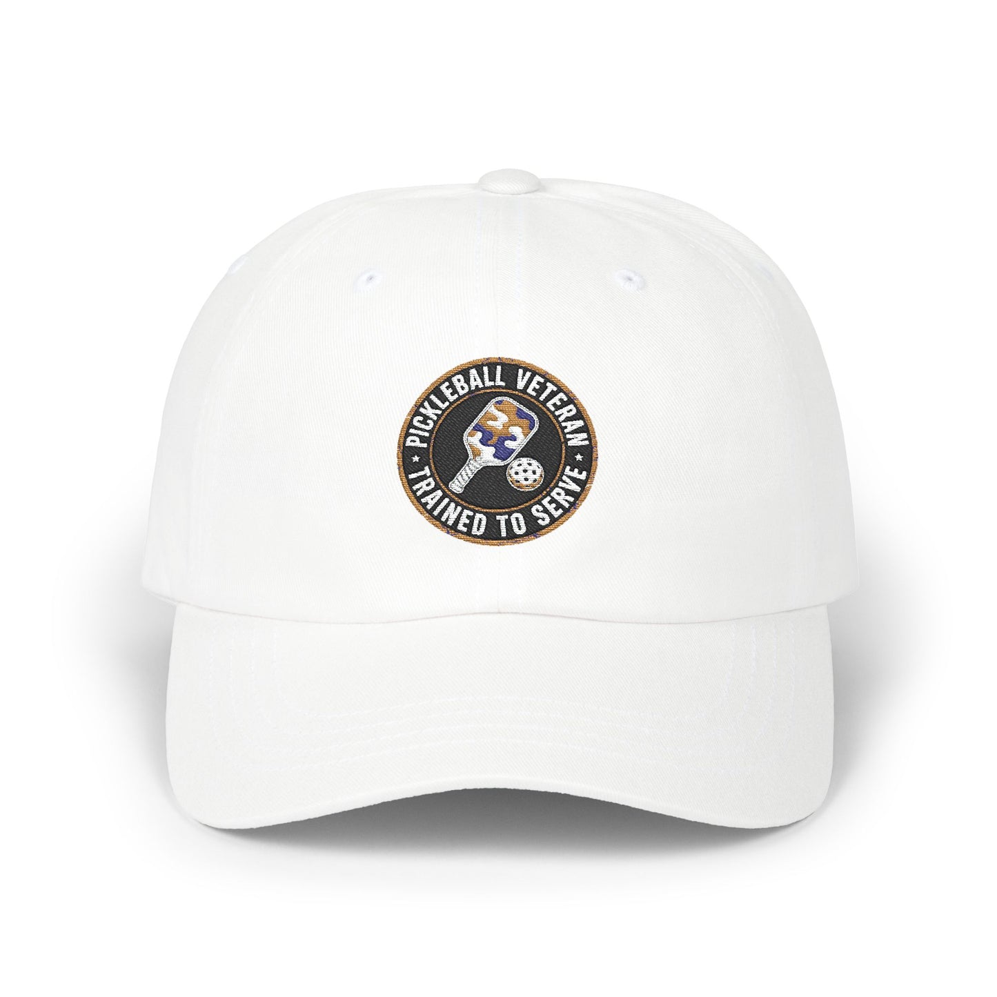 Pickleball Veteran Trained to Serve Classic Dad Cap