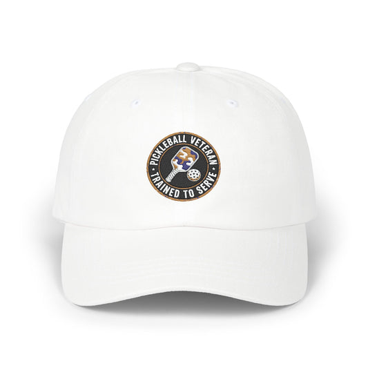Pickleball Veteran Trained to Serve Classic Dad Cap