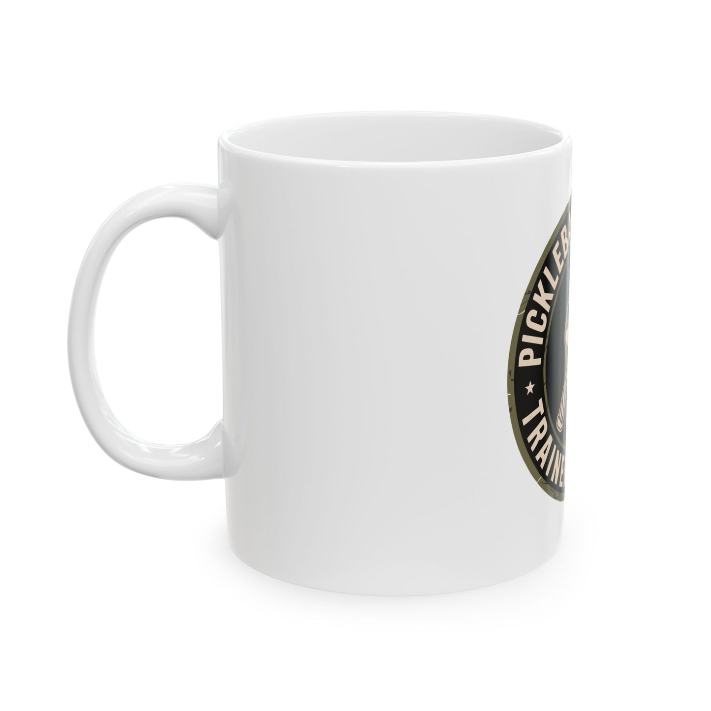 Pickleball Veteran Trained to Serve Ceramic Mug