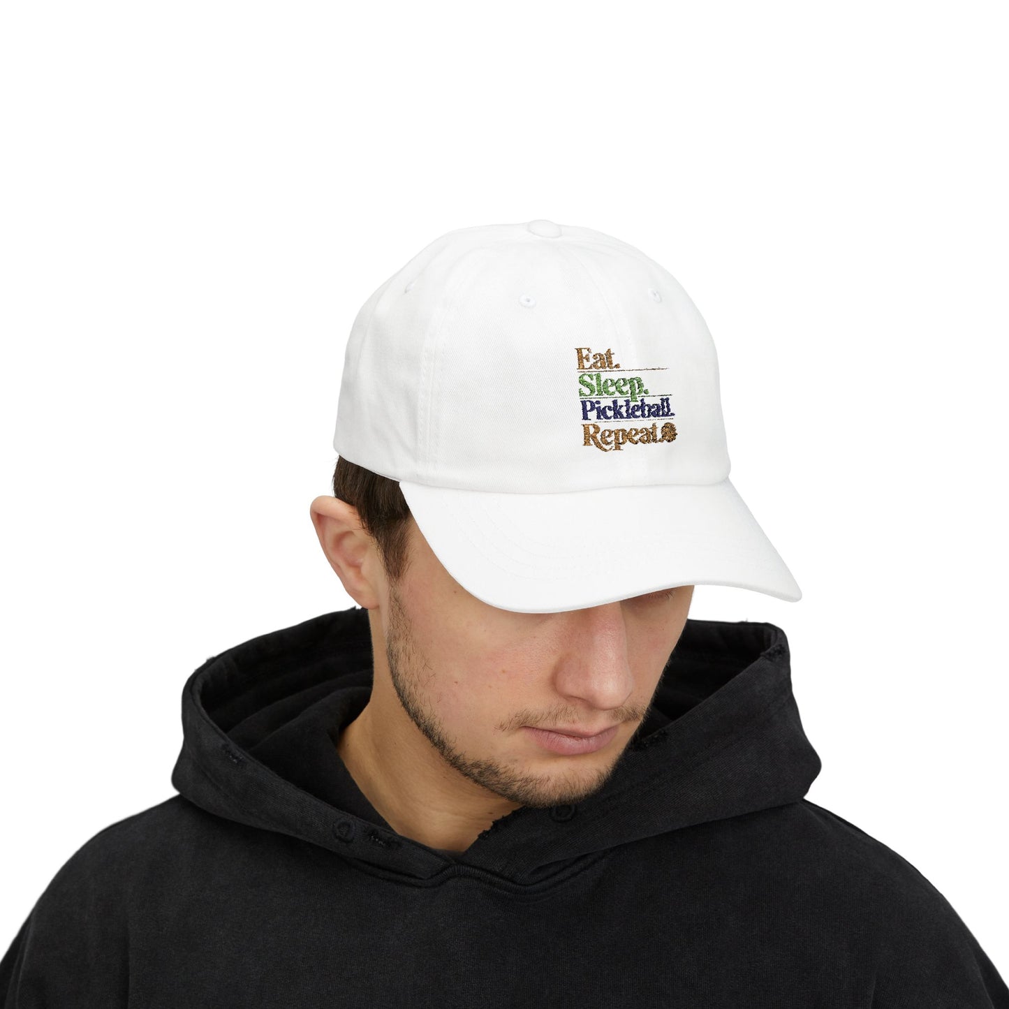 Eat Sleep Pickleball Repeat Classic Dad Cap