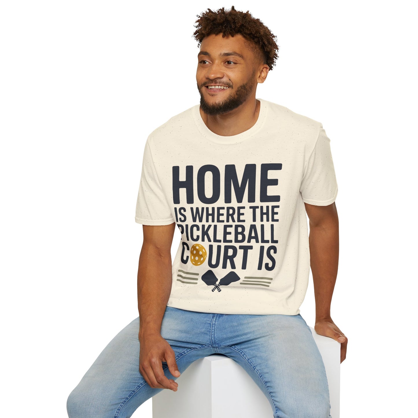 Home is where The Pickleball Court is - Funny Shirt