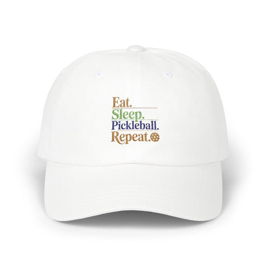 Eat Sleep Pickleball Repeat Classic Dad Cap
