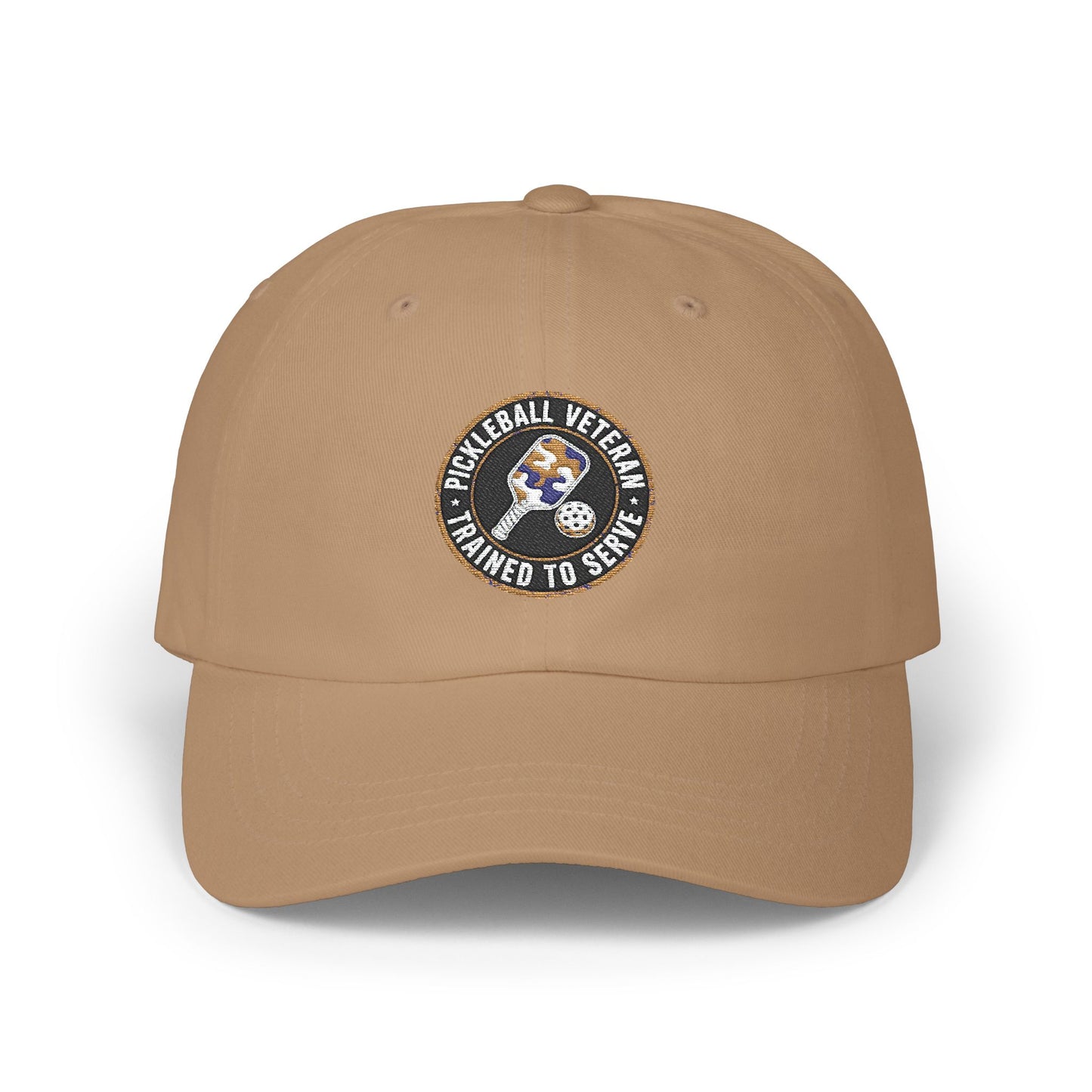 Pickleball Veteran Trained to Serve Classic Dad Cap